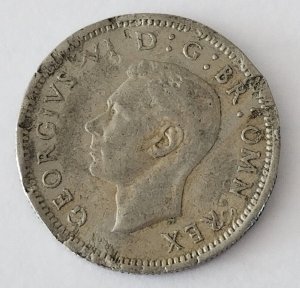 1949 Six Pence - King George VI