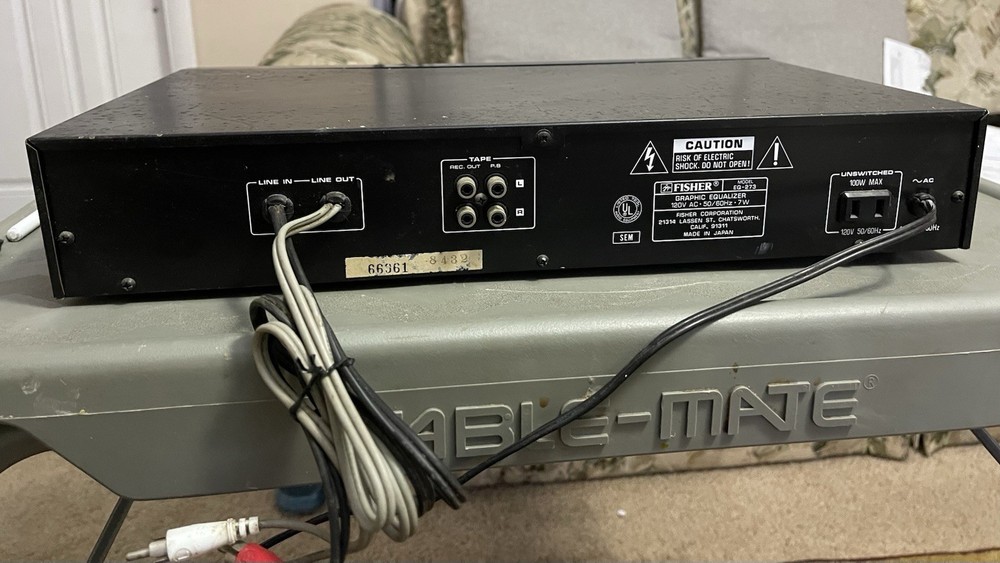 Vintage Fisher Equalizer EQ- 273