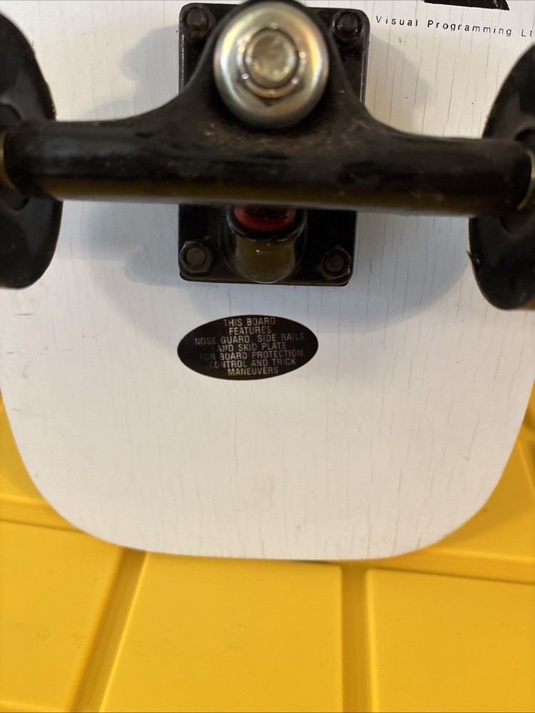 Max Headroom 1987 Chrysalis Visual Programming Skateboard Valterra Max On Wheels