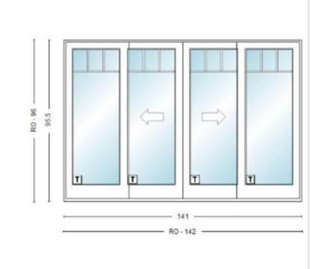 Andersen Patio Doors 4 Panel White