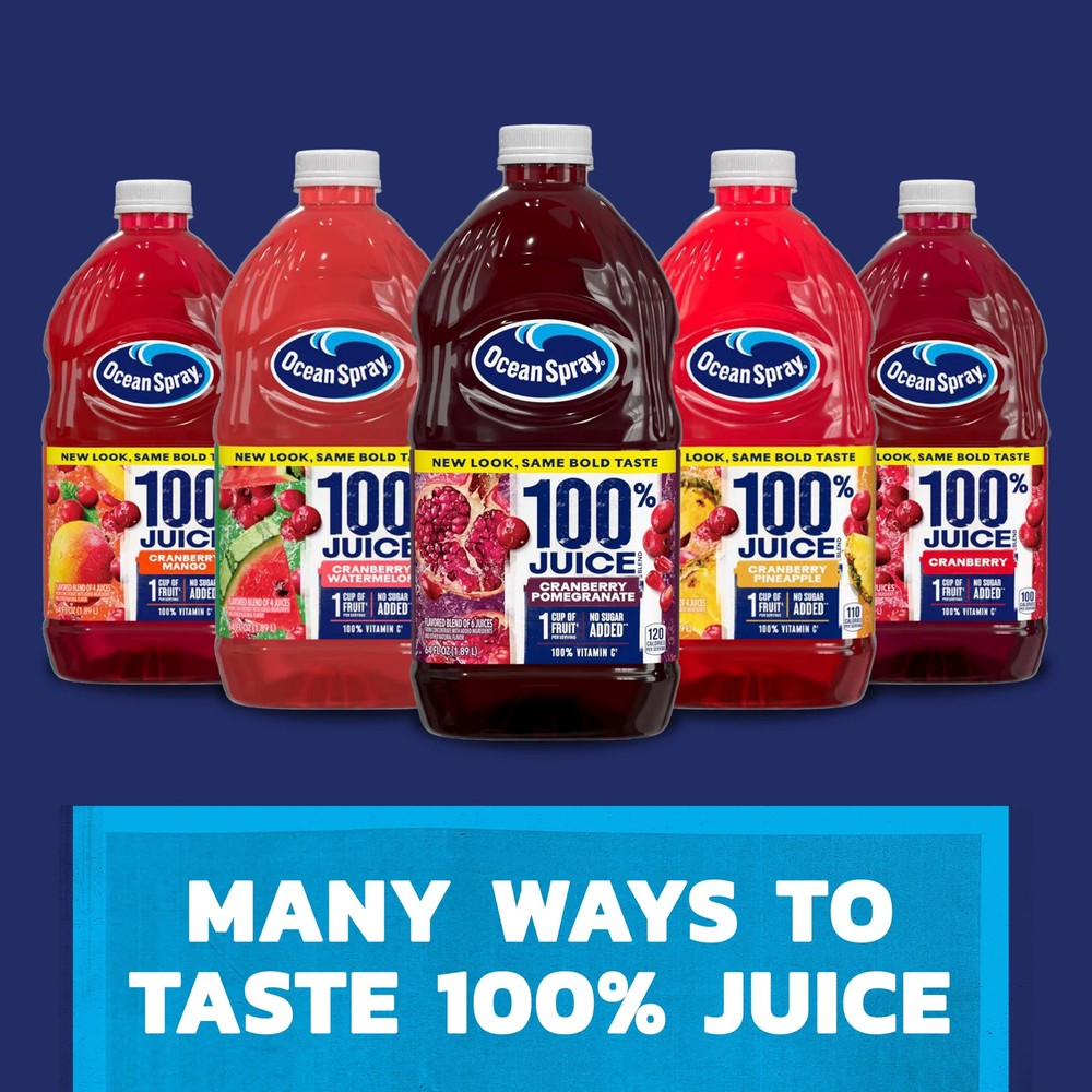 Cranberry Juice Blend 10 oz Bottles 6 Count 2 Pack