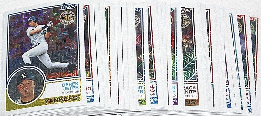 2018 Topps Series 1 & 2 -- '83 Chrome Silver Pack Singles - Pick From Drop Menu