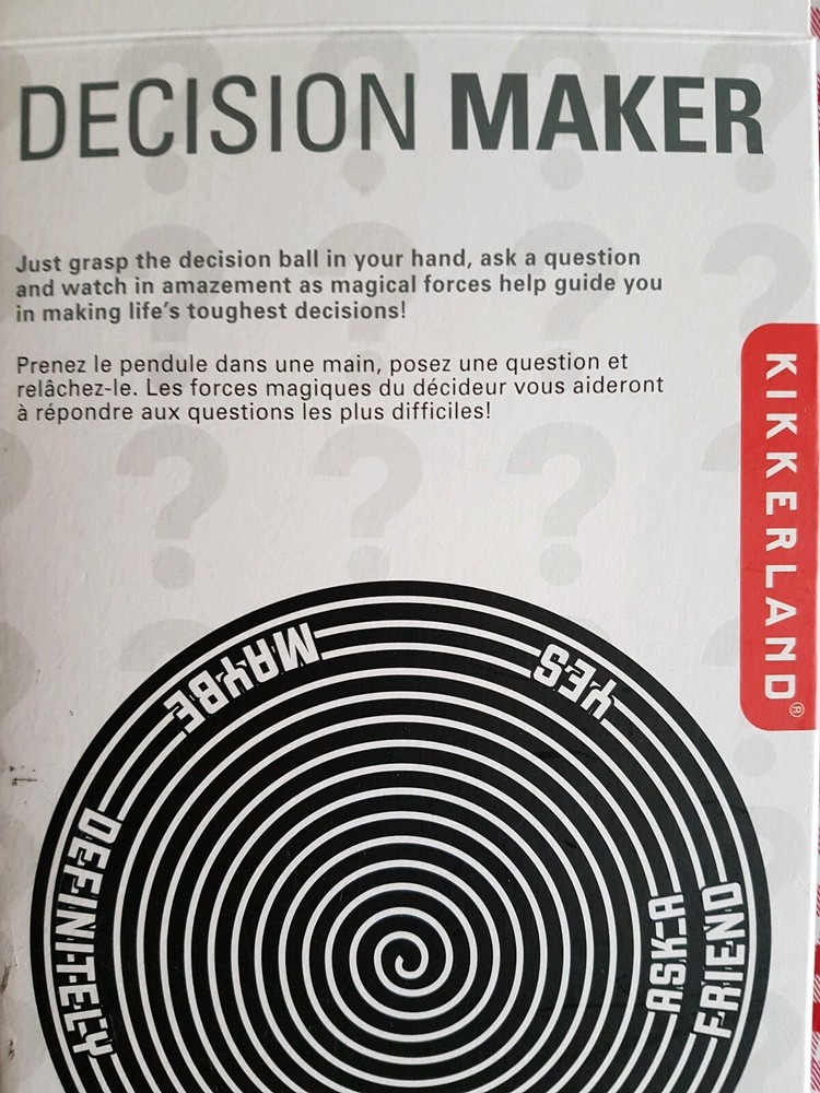 KIKKERLAND STAINLESS STEEL DECISION MAKER