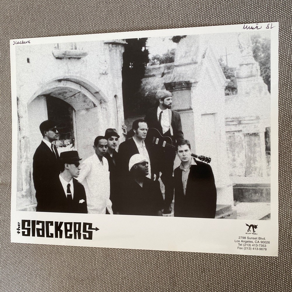 The Slackers Press Photo 8x10”, Hellcat Records. See Description.