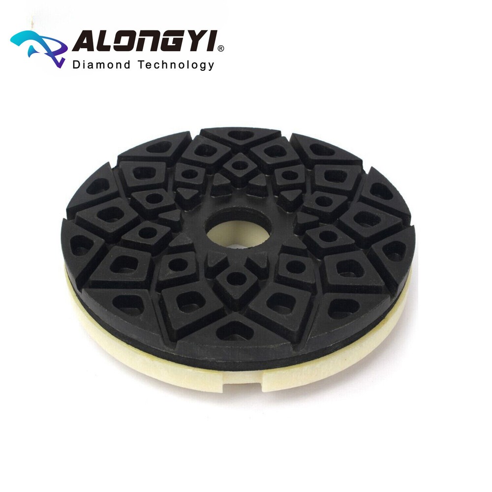 5"*5mm diamond edge grinding wheel back with snail clasp connection