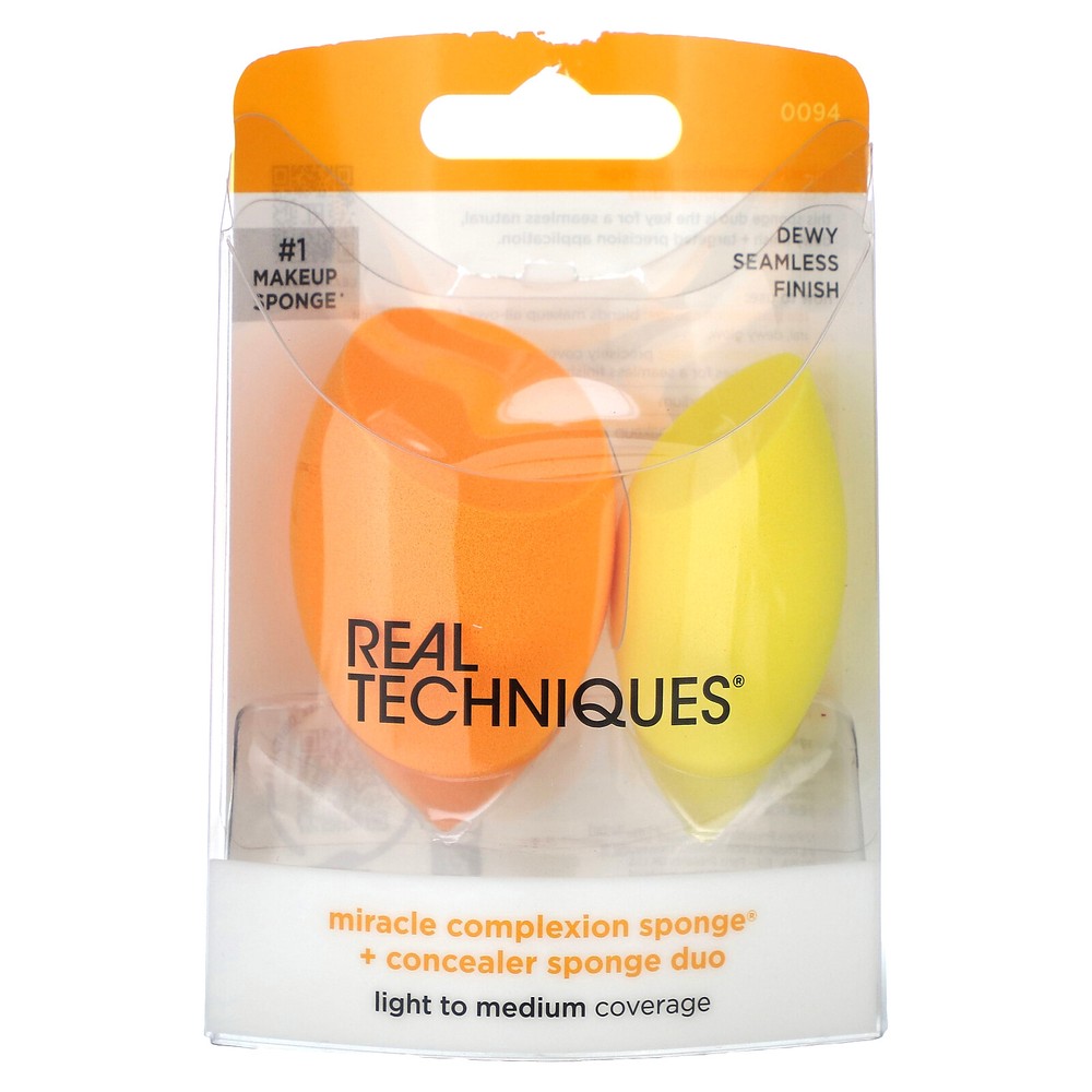 Miracle Complexion Sponge + Concealer Sponge Duo, 2 Sponges