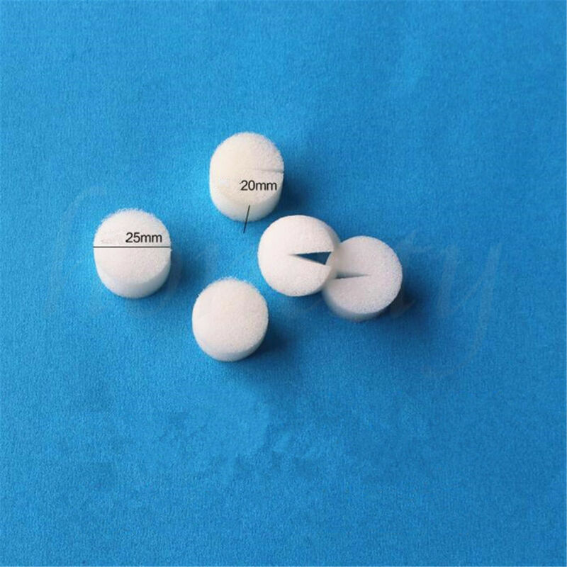 100pcs White Clone Cloning Collar Sponge Insert Hydroponic Root Guard Mesh Pot
