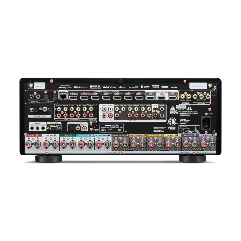 Marantz Cinema 40 A/V Receiver - Silver/Gold (Open)