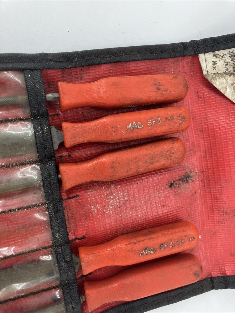 Mac Tools SMF6 6pc Comfort-Grip Mini Combination Bastard-Cut File Set