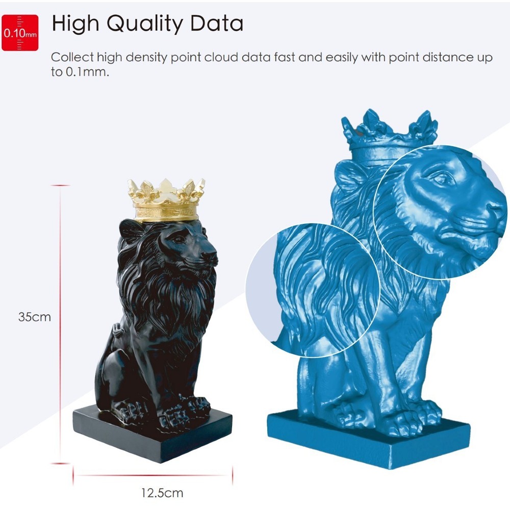 Shining3D Einstar Handheld Color 3D Scanner w/ Scanning Software for 3D Printer