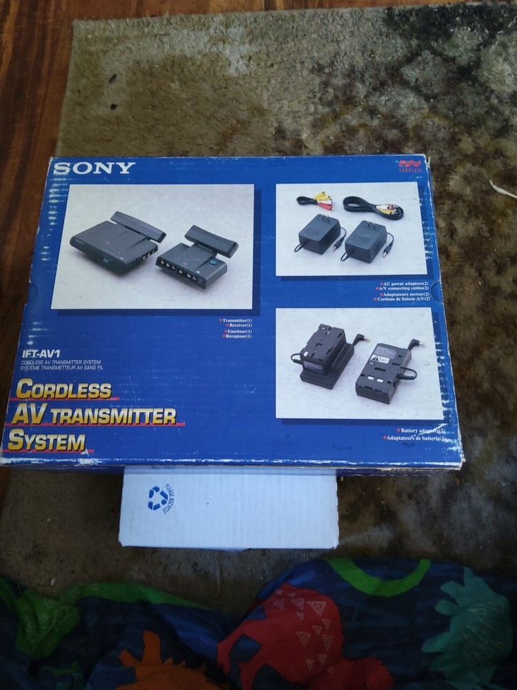 Sony IFT-AV1 Cordless AV Transmitter System NEW IN BOX