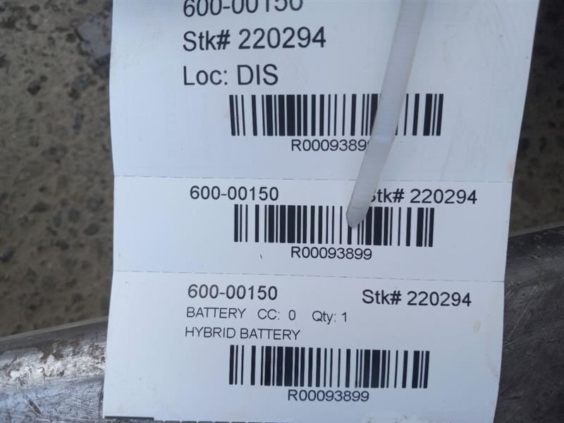 2011-2012 CHEVROLET VOLT Battery Lithium-ion Battery Pack And Modules Assembly