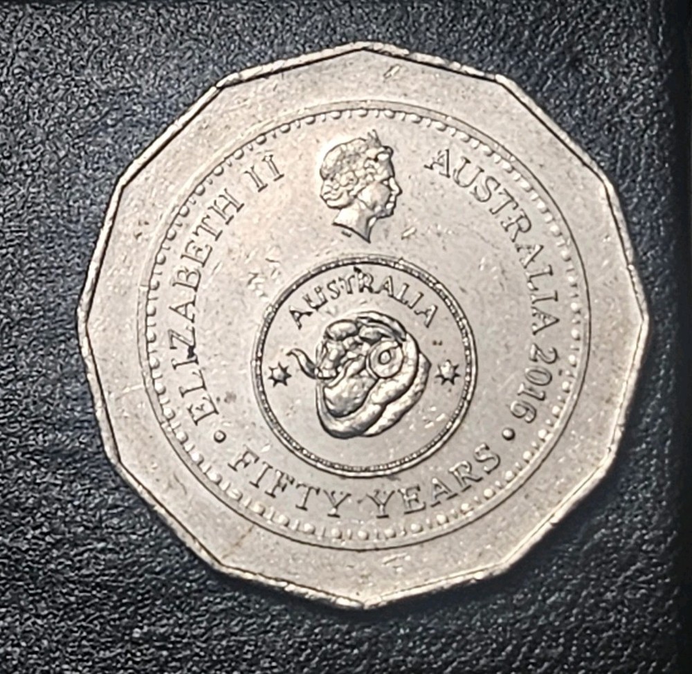 Rare 2016 Australian 5c,10,20c & 50 Cent Coins