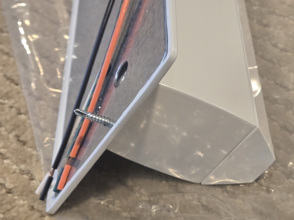 Isolite AX1-RW LED Exit Sign - Red Letters/White Housing Ceiling Surface Mount