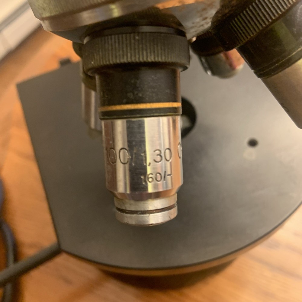 Carl Zeiss - Binocular Microscope with four Objective Lenses