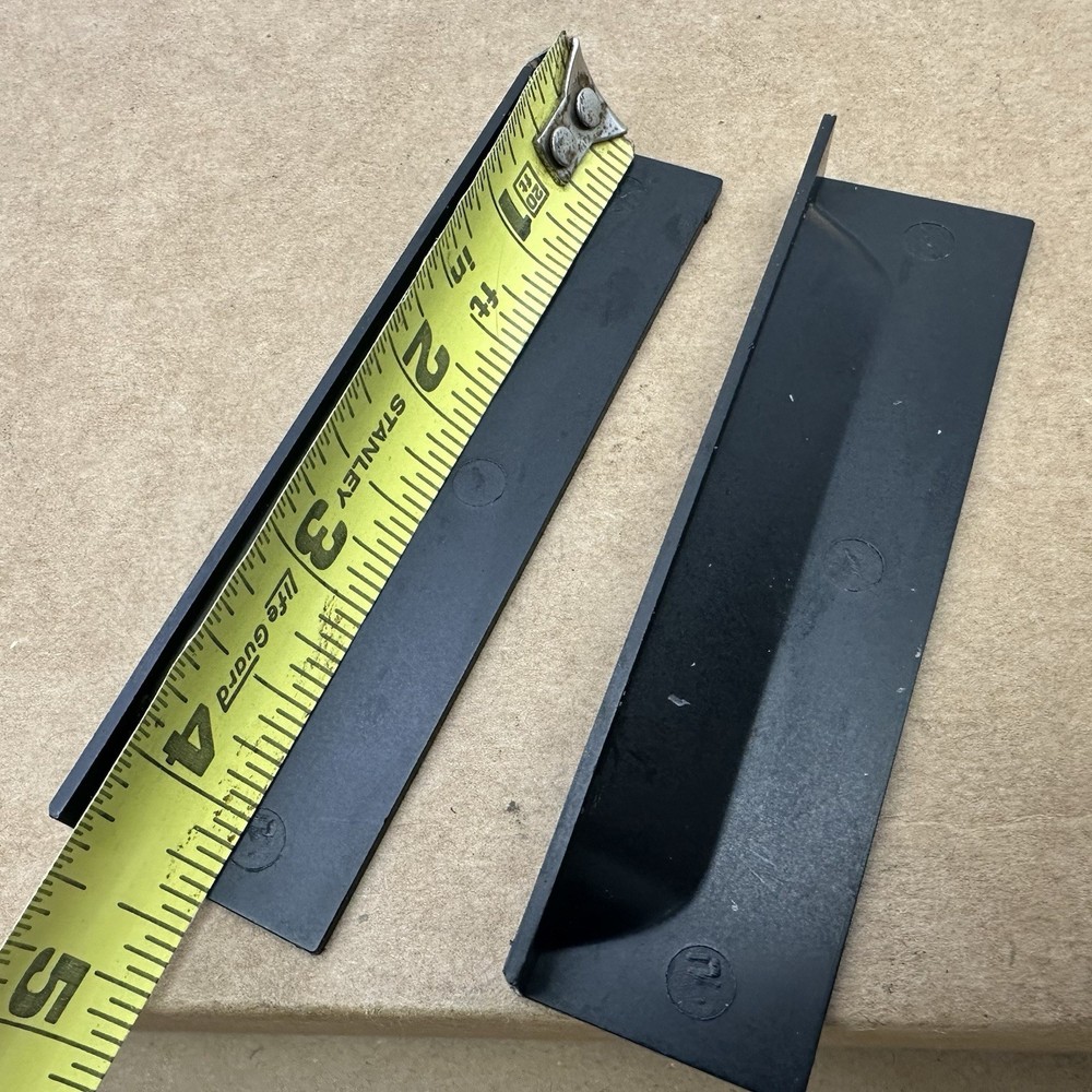 Bausch & Lomb Balplan Microscope Base Plastic Side Plate Covers Pair Set 2