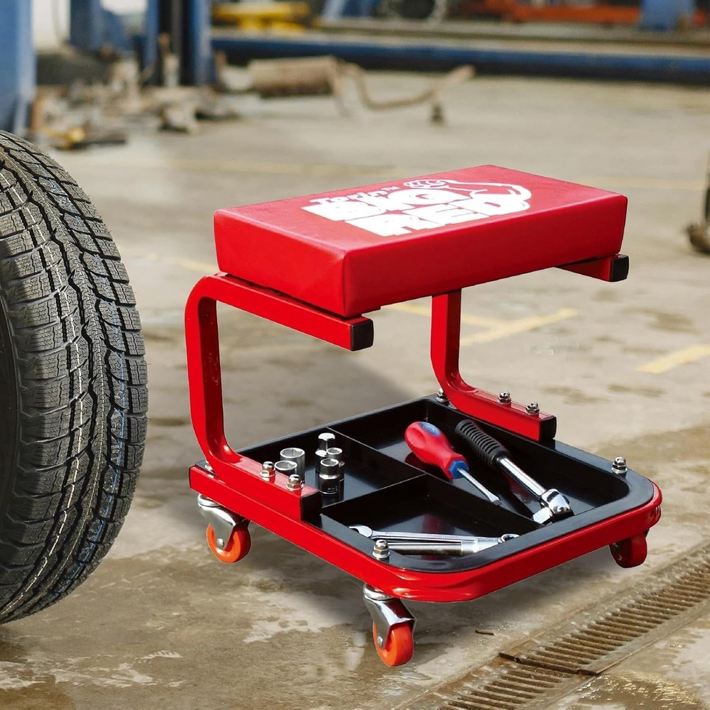 Rolling Garage Creeper Seat Stool