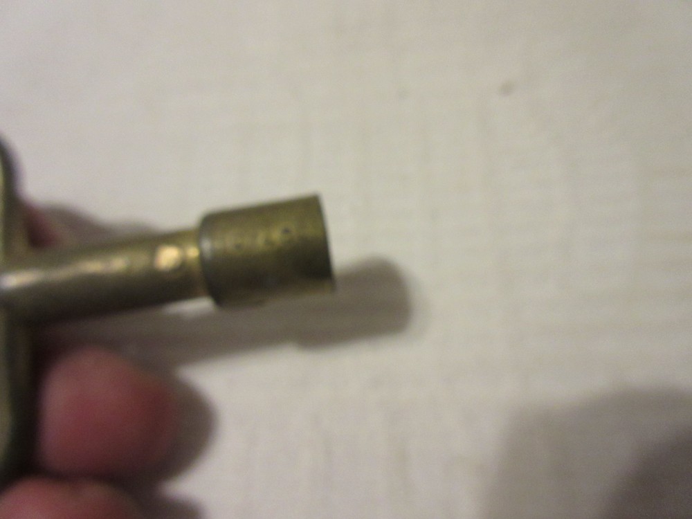 VINTAGE BRASS WINDING KEY WITH A T-HANDLE