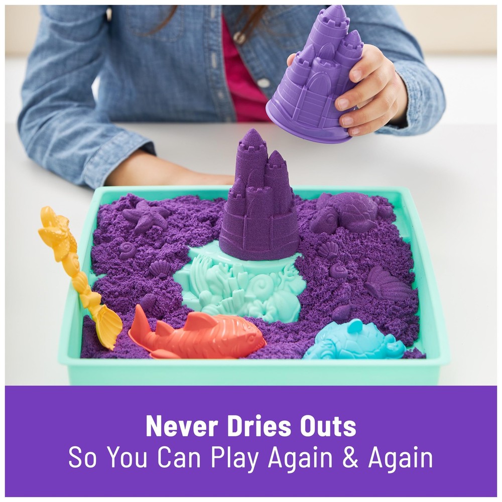 , Sandbox Set, Creative Easter Gifts, Includes 1lb Purple Moldable Play Sand,...