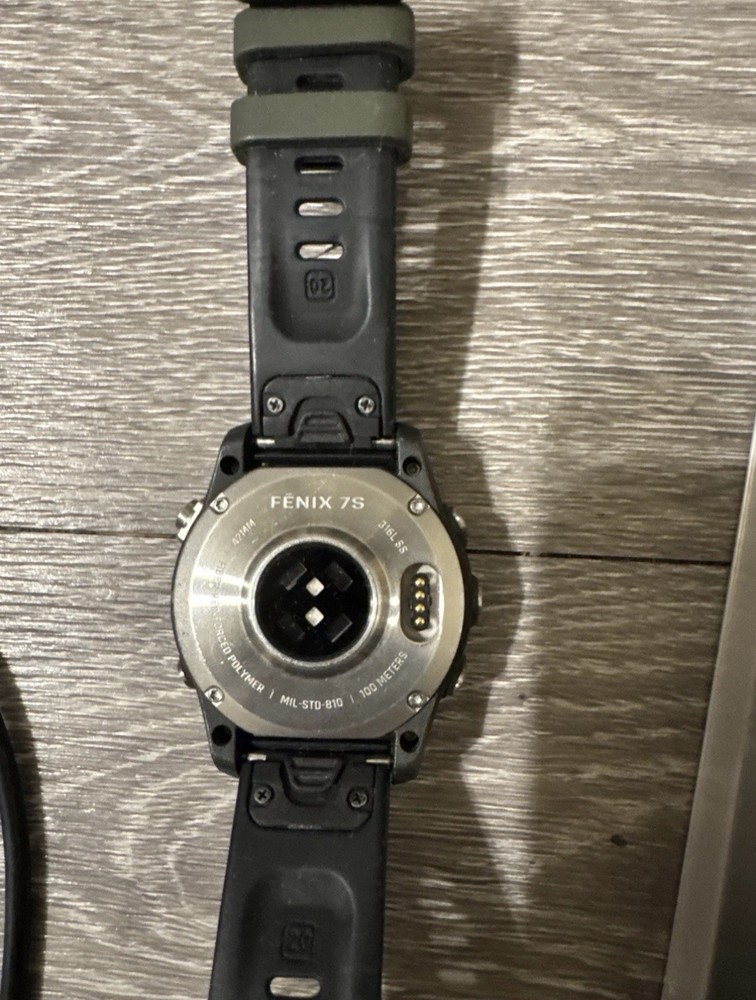 Garmin fenix 7S GPS Watch - Silver/Graphite