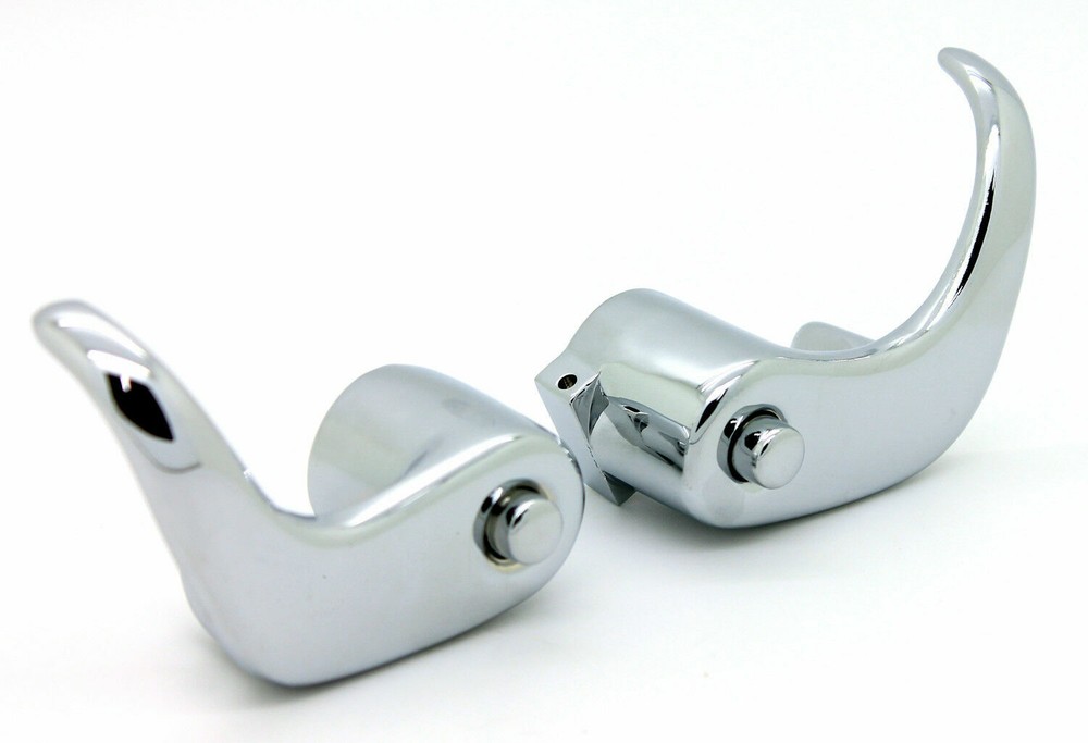 New Chrome Locking Vent Window Handle Set For 1973-1993 Chevrolet GMC C/K