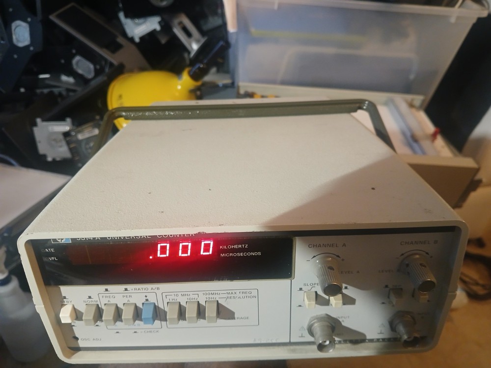 HP 5314A Basic Universal Frequency Counter 100 MHz 100 ns