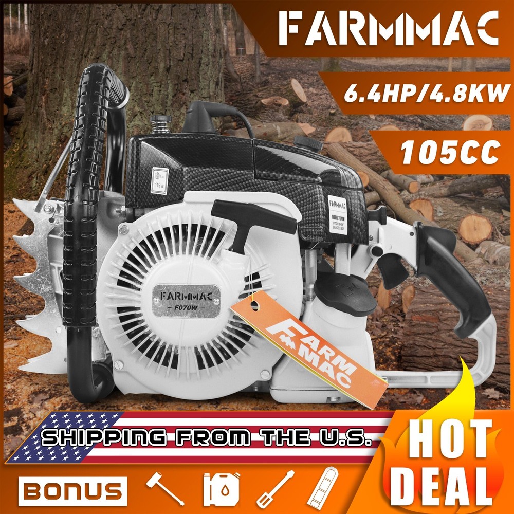 105cc Gas Chainsaw Power Head Compatible with MS070 090 For Chainsaw Mill No Bar