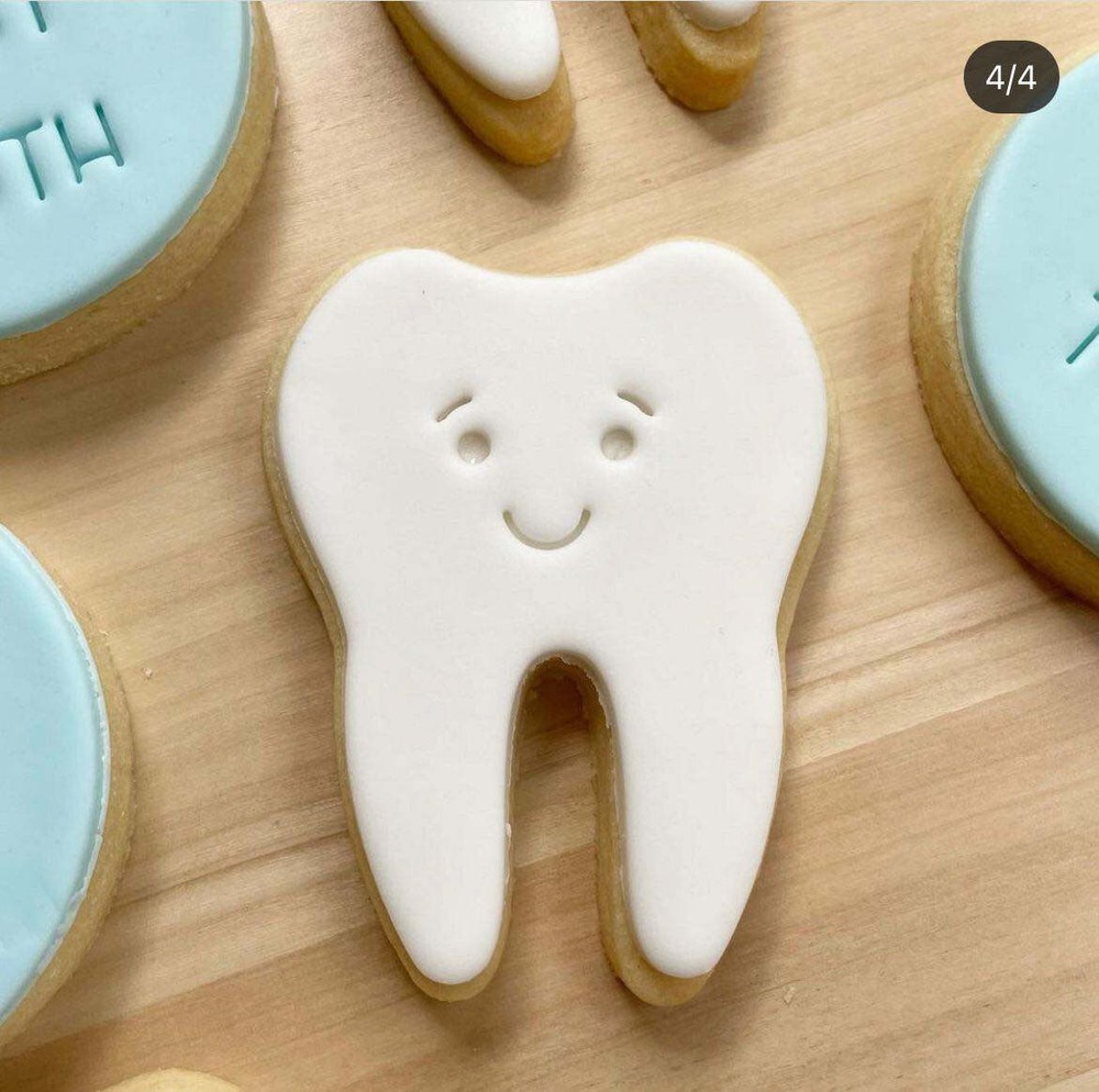 Tooth cookie cutter stamp - baby tooth
