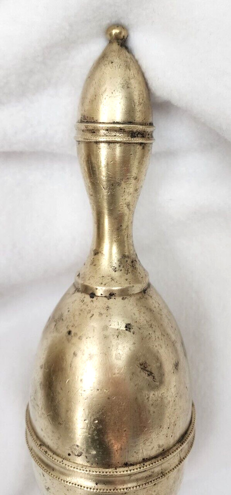 Andiron Brass Piece - Length 12”