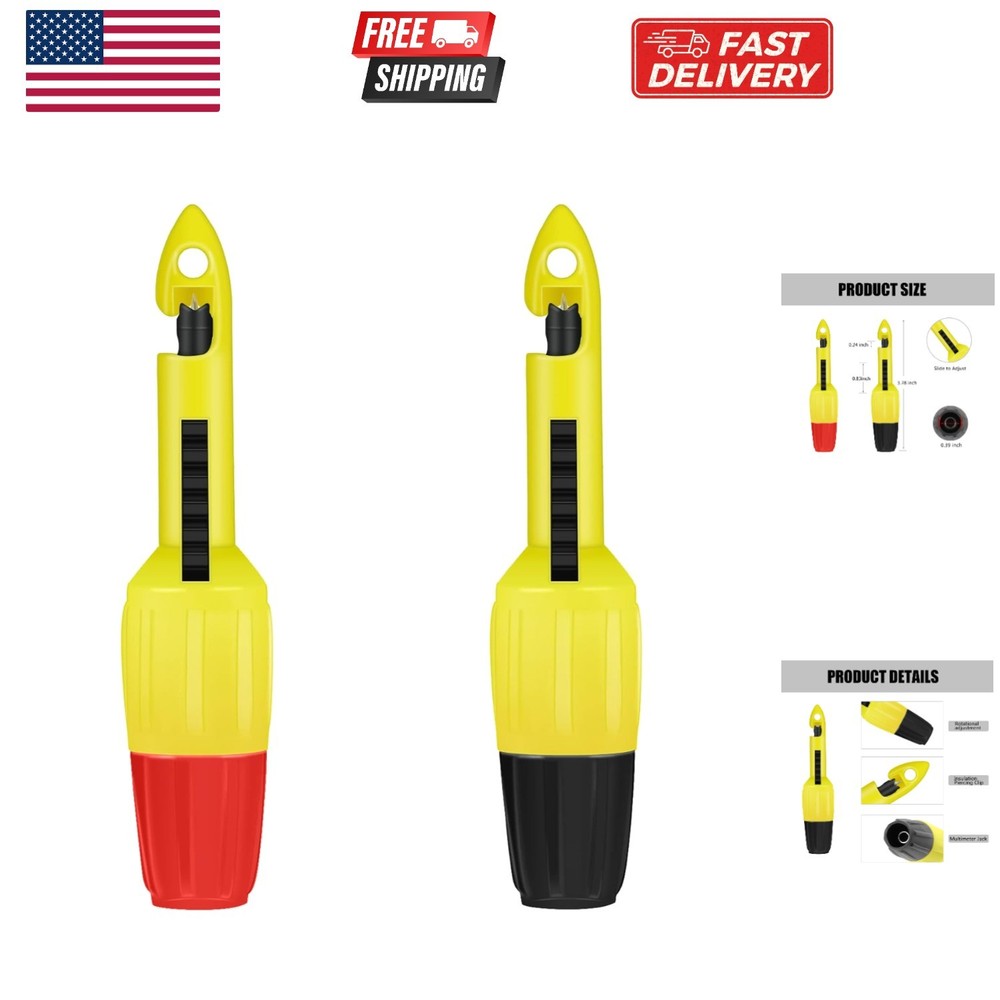 Wire Piercing Probe, Insulation Piercing Clip Tool for Multimeter Voltage Vol...