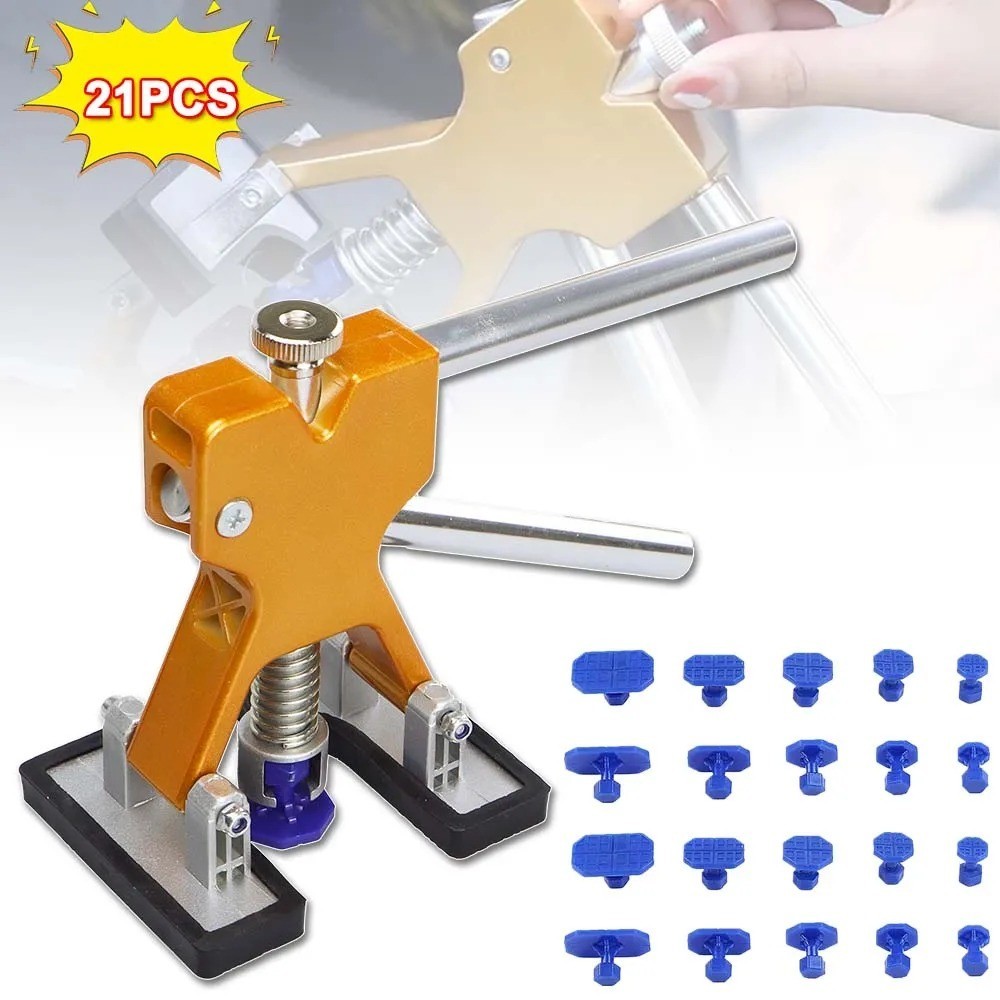 Car And Motorcycle Bubble Pull Kit Clamp Repair Barrel Dents Bodywork