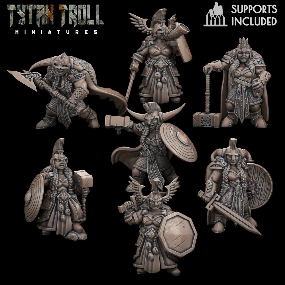 Female Dwarf Miniature