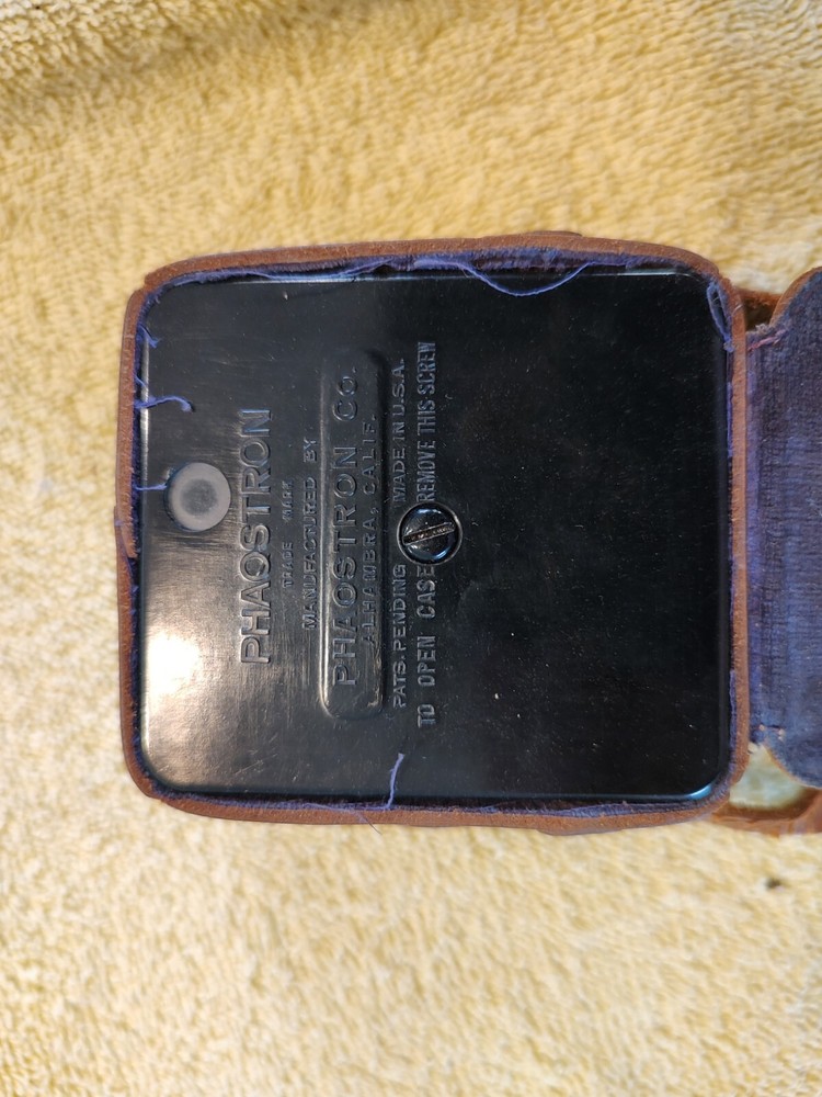 PHAOSTRON ELECTRIC COMPARISON LIGHT METER