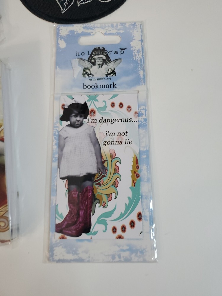 HOLY CRAP NOTEPAD, Bookmark, Magnet, Iron On Patch Erin Smith for Enesco