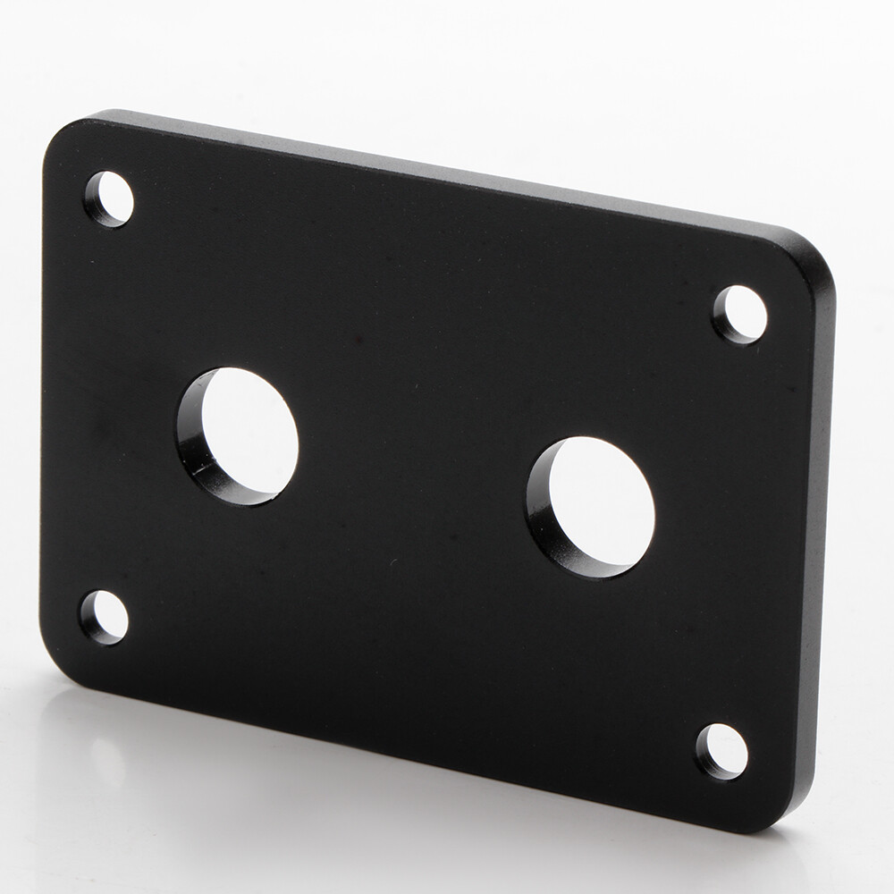 1PC Aluminum Banana Jack Socket Plate Binding Post & Speaker Panel Terminal Box