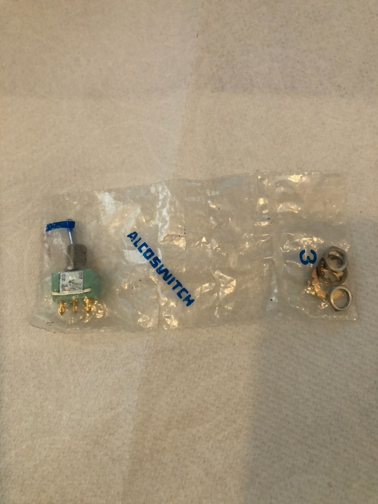 ALCOSWITCH MTA 106D Toggle Switch SPDT Panel Mount