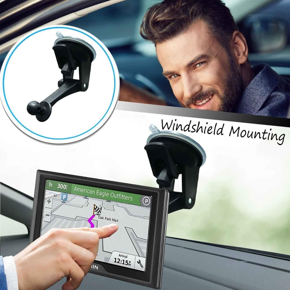 GPS Mount for Garmin | GPS Dashboard Mount Dash Windshield Window Car Holder ...