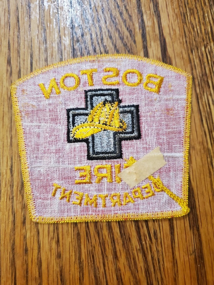 Vintage Boston Fire Department shoulder patch.