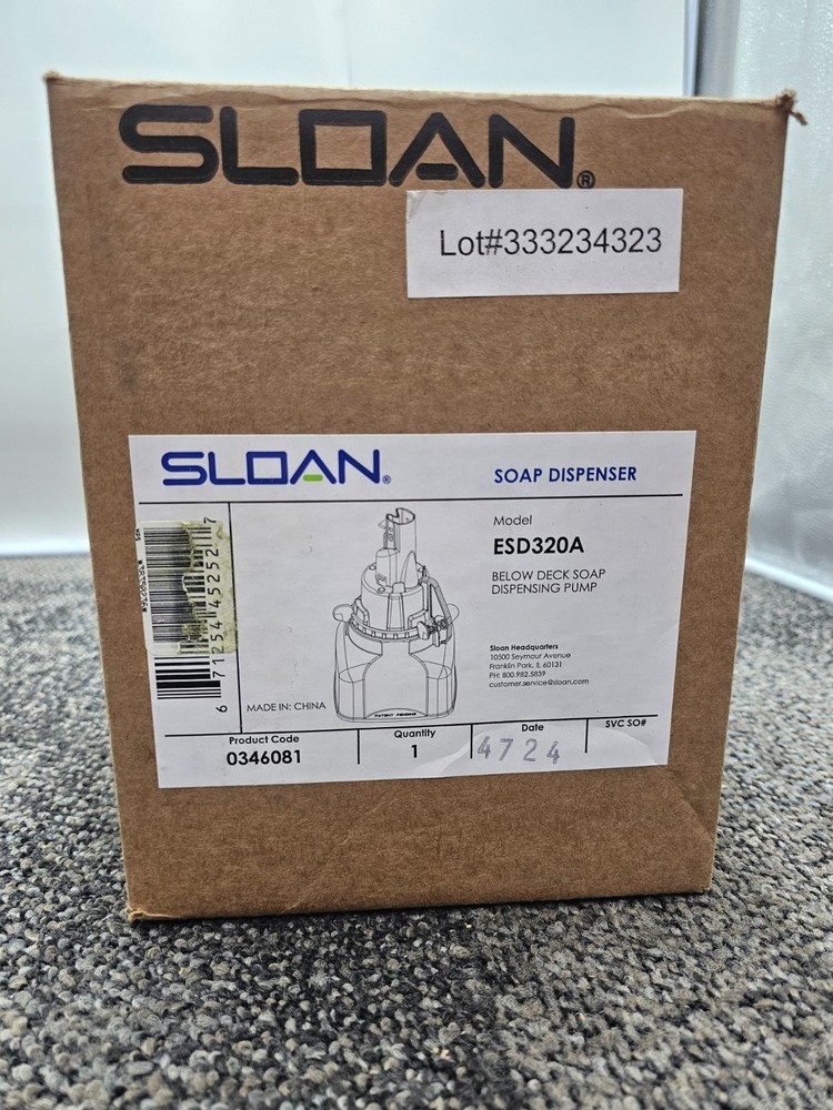 Sloan ESD320A Below Deck Soap Dispensing Pump