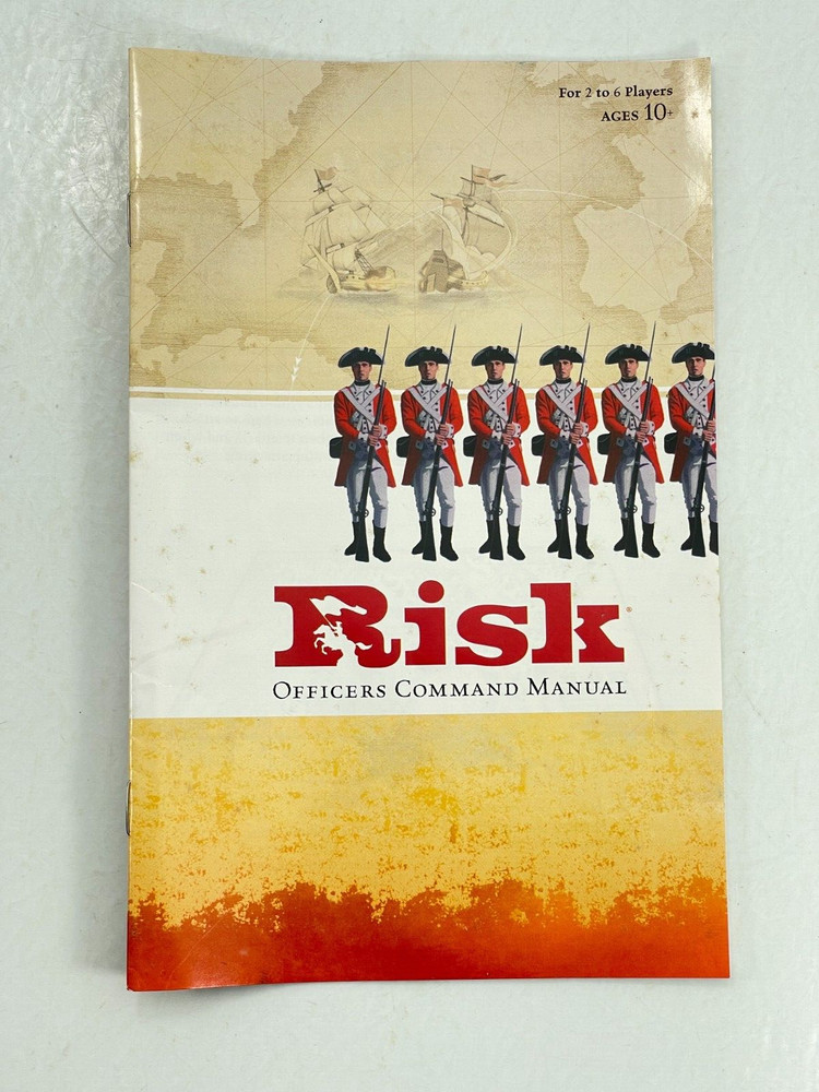 2003 Risk Board Game User Game Manual Instructions Original OEM