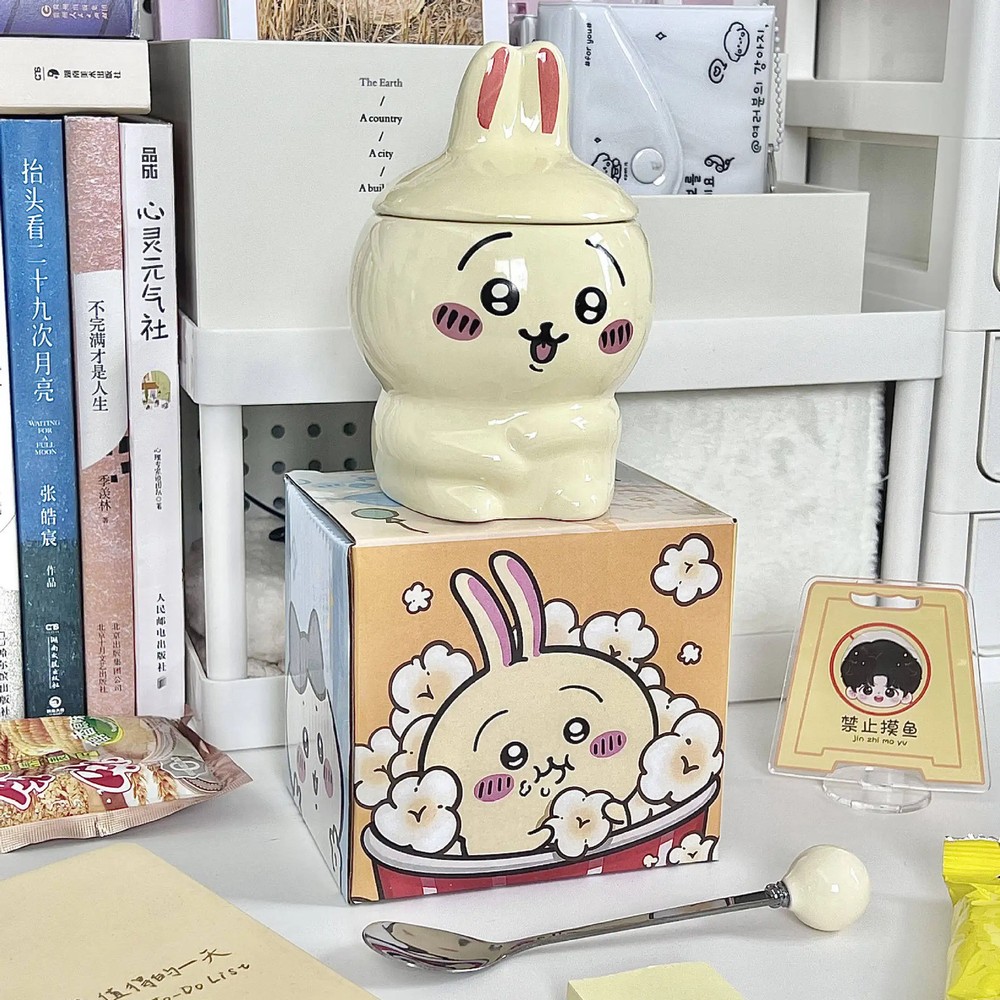 Chiikawa Character Mug:Hachiware Usagi Creative Shaped Ceramic Cup,Kawaii Gift