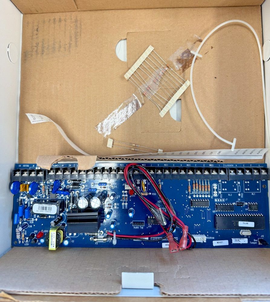 Interlogix GE Security NetworX NX-8v2 Alarm Control Panel Board & Enclosure