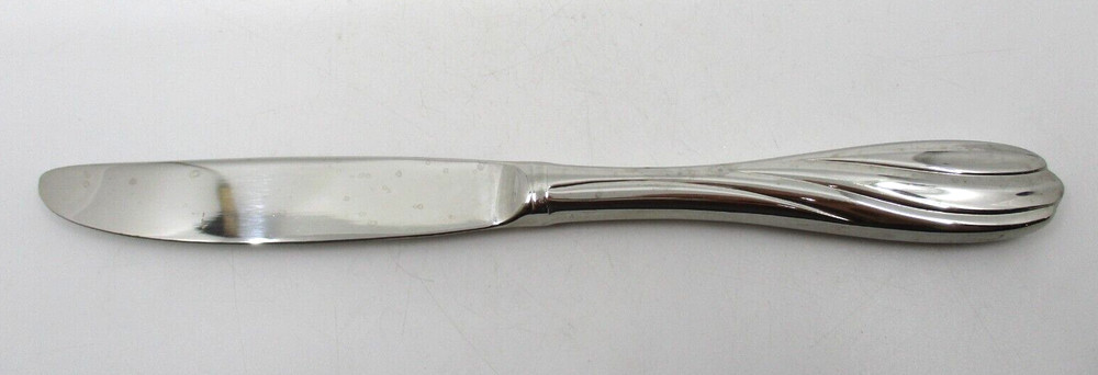 GORHAM STAINLESS FLORA GLOSSY DINNER KNIFE - 9 1/8" - 06K