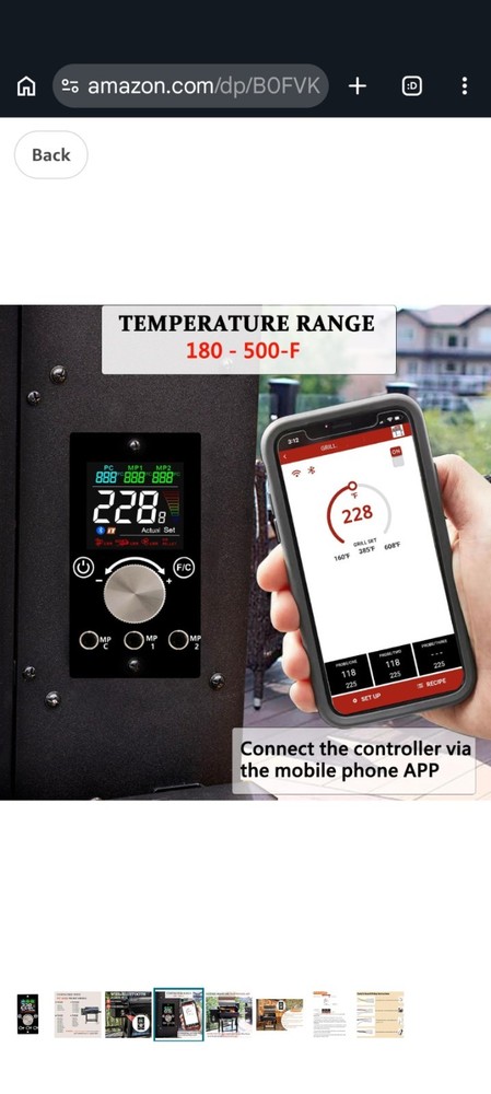 Pit Boss Digital Tstat Controller Board Wifi/Bluetooth Can Connect To The App.
