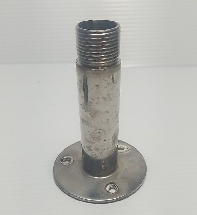 3" Stainless VHF • GPS Antenna Extender, 1" Diameter with Mounting Base