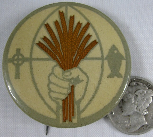 Antique 1910's Pin Button Fraternal Origination