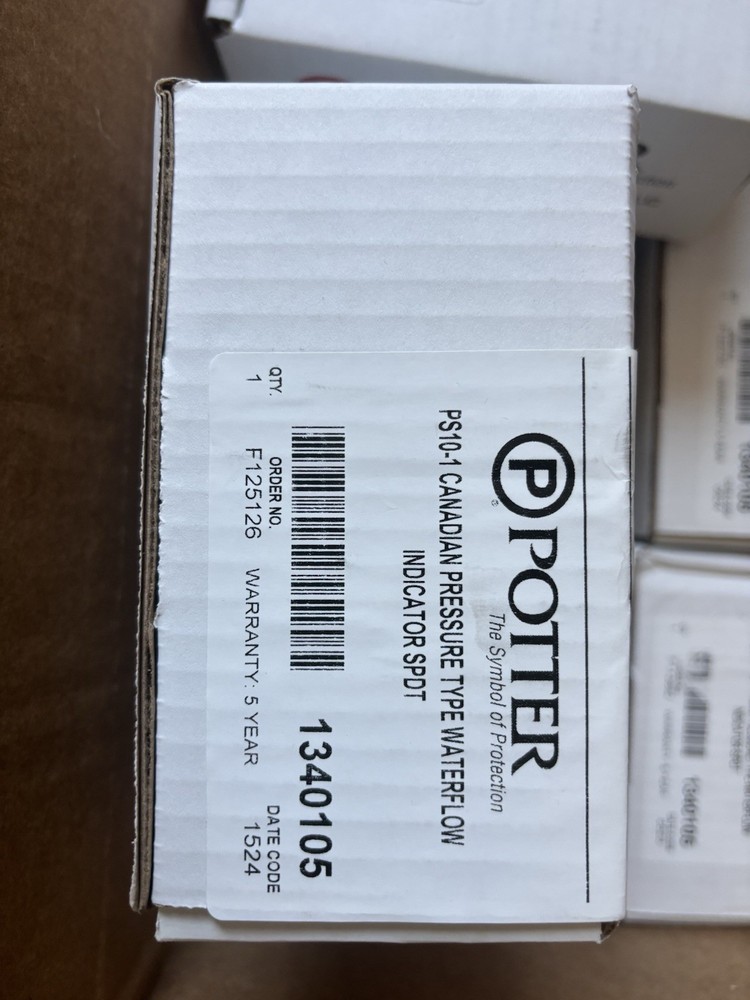 Potter Sprinkler Flow Switch PS10-1