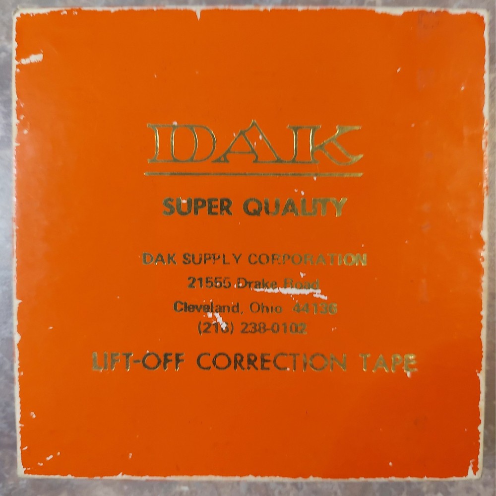 DAK Super Quality List-Off Correction Tape x3