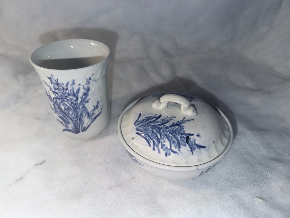 Bathroom Cup & Trinket Set