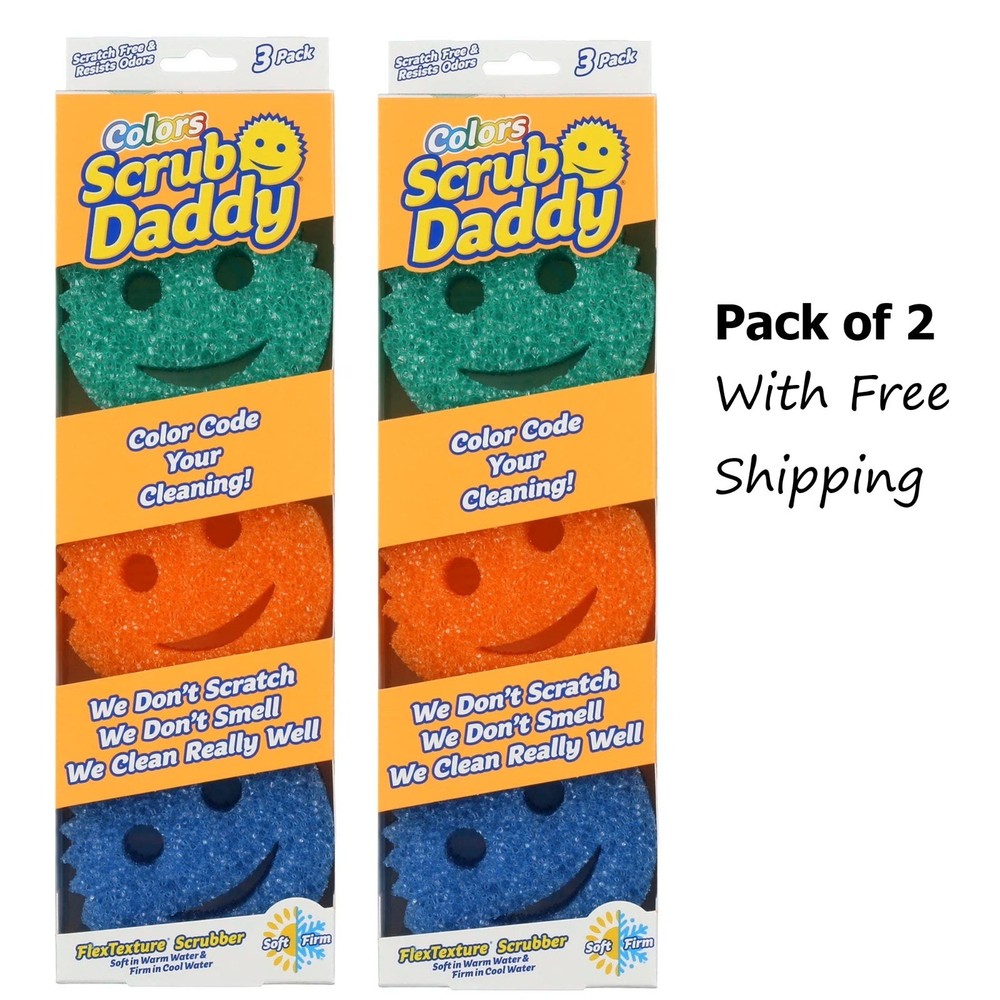 Scrub Daddy 3 Count (2 Pack) with Free Delivery!!